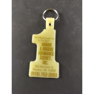 Brown & Rogers Insurance Agency Pawnee Oklahoma Keychain